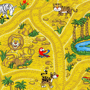 Палас Принт САФАРИ (15_13)