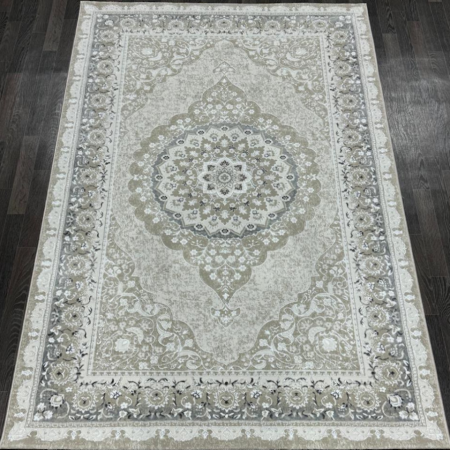 Ковер TRON F589A COKME_KREM/L.GRAY 2,0х4,0 Прямой