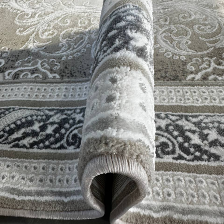 ковер tron t102a cokme_krem/d.gray