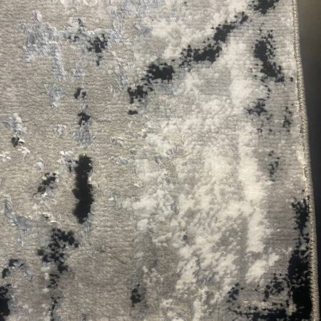 ковер amina np208 grey/black