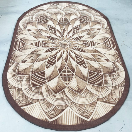 Карпеты обработанные Принт   ПА 1,66 2,3  РОТАНГ ОВАЛ 17 23 1Y  1 сорт