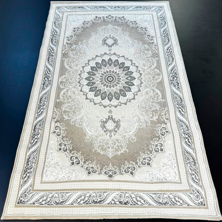 Ковер TRON T102A COKME_KREM/D.GRAY 1,5х2,3 Прямой