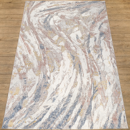 Ковер "Color" (B962B_P_BEIGE / P_D_BLUE) Прямой 2,0х2,9