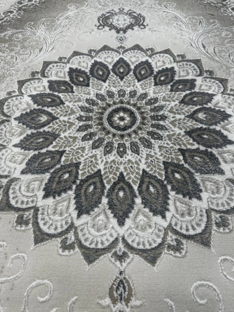 ковер tron t102a cokme_krem/d.gray