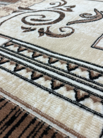 ковер oskar l129b beige/l.brown