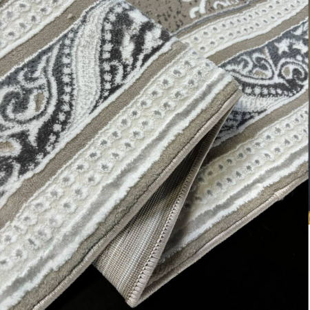 ковер tron t102a cokme_krem/d.gray