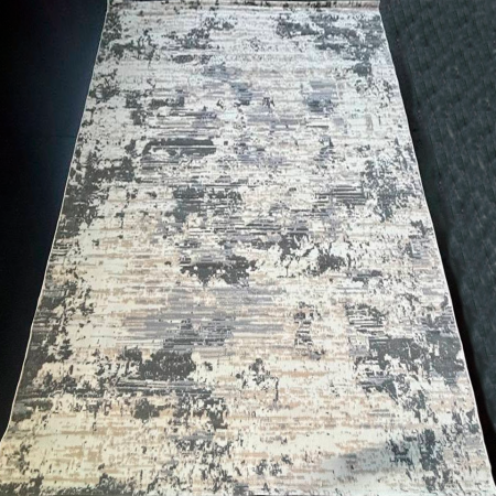 ковер flora l153a beyaz/gray