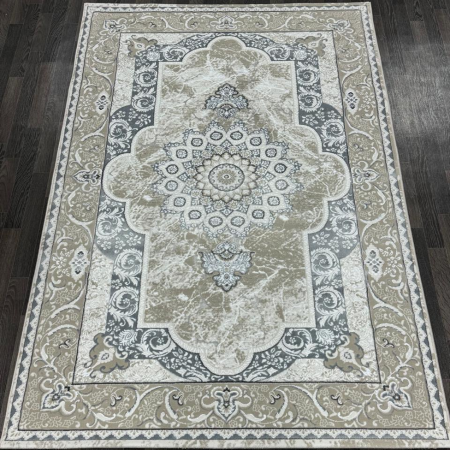 Ковер TRON F588A COKME_KREM/L.GRAY 1,5х2,3 Прямой