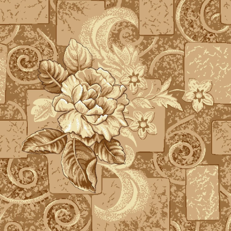 Ковер Принт КСЕНИЯ (17_3) 1,5х1,5 Квадрат (4,0)